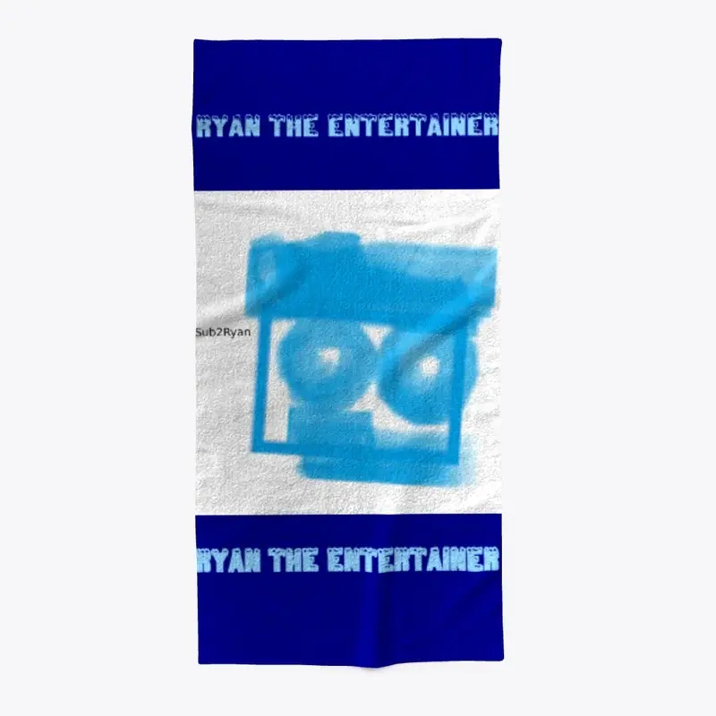 Ryan the ENTERTAINER icy  beach towel